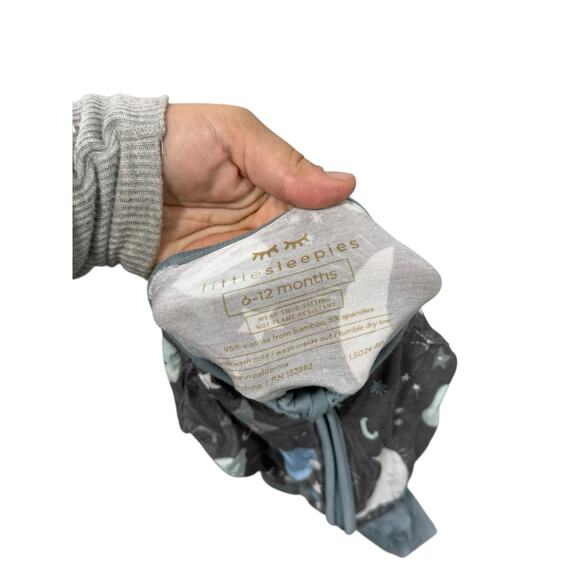 Little Sleepies Bird & Bean Zippy Bamboo Pajamas Baby 4 Pair Size 6-12 M 18-24 M - Picture 4 of 9